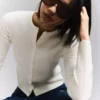 Braided Button-Up Cardigan – Sweaters and Cardigans
