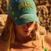 Brazil Embroidered Cap