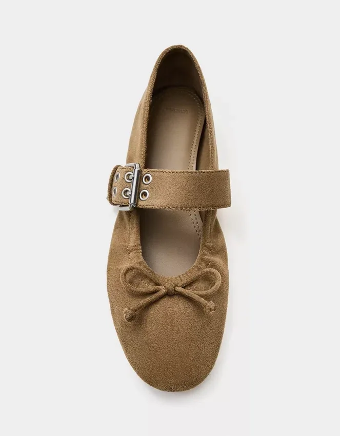 Buckle Ballerina Flat – Flat Shoes – Women Buckle Ballerina Flat – Flat Shoes – Women