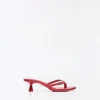 Buckle Thong Heel Sandal – Women