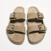Buckled Flat Slider Sandals – Shoes Buckled Flat Slider Sandals – Shoes