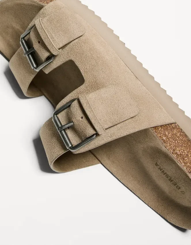 Buckled Flat Slider Sandals – Shoes Buckled Flat Slider Sandals – Shoes