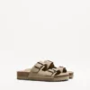 Buckled Flat Slider Sandals – Shoes Buckled Flat Slider Sandals – Shoes