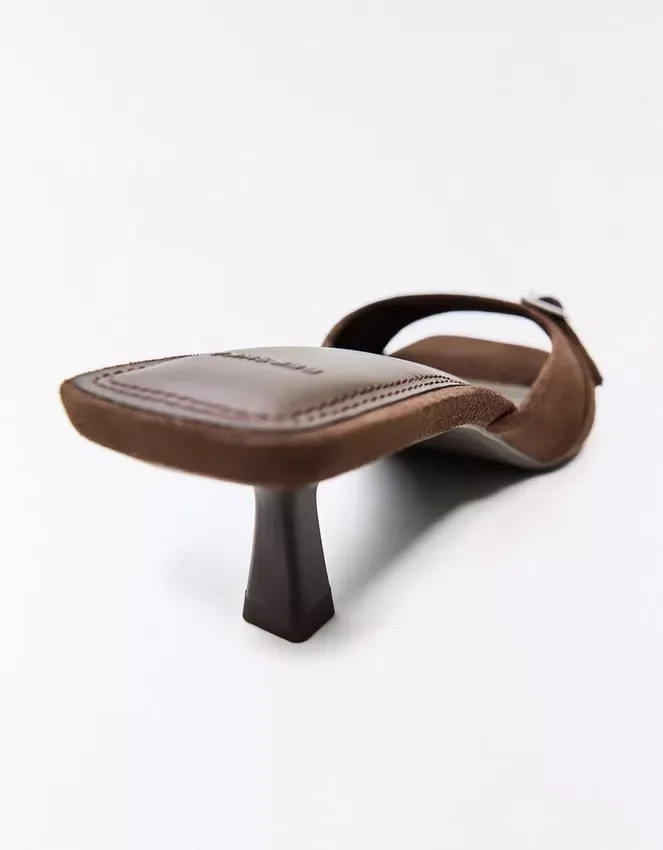 Buckled Heel Mules – Women Buckled Heel Mules – Women