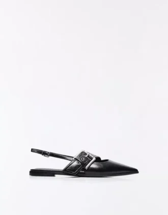 Buckled Slingback Ballet Flats – Flat Shoes Buckled Slingback Ballet Flats – Flat Shoes