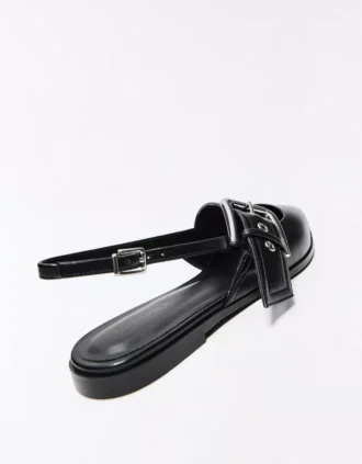 Buckled Slingback Ballet Flats – Flat Shoes Buckled Slingback Ballet Flats – Flat Shoes