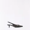 Buckled Slingback Kitten-Heel Shoes Buckled Slingback Kitten-Heel Shoes