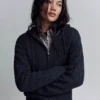 Cable Knit Zip-Up Cardigan – Sweaters and Cardigans