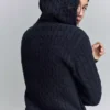 Cable Knit Zip-Up Cardigan – Sweaters and Cardigans