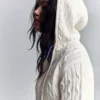 Cable Knit Zip-Up Cardigan – Sweaters and Cardigans
