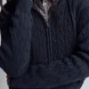 Cable Knit Zip-Up Cardigan – Sweaters and Cardigans