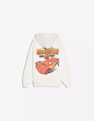 Cars Print Hooded Sweatshirt Cars Print Hooded Sweatshirt