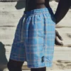 Check Print Swimming Trunks – Bershka Lovers Check Print Swimming Trunks – Bershka Lovers