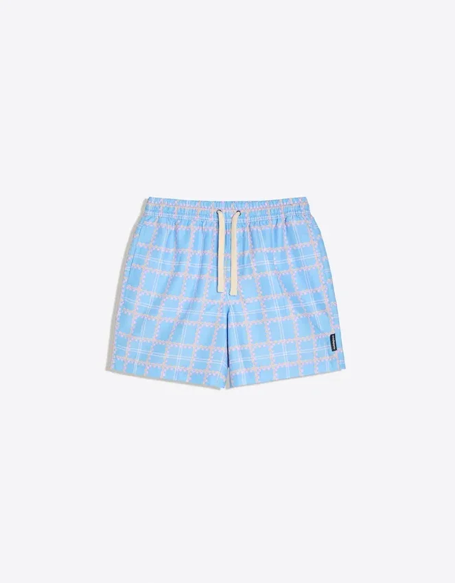 Check Print Swimming Trunks – Bershka Lovers Check Print Swimming Trunks – Bershka Lovers