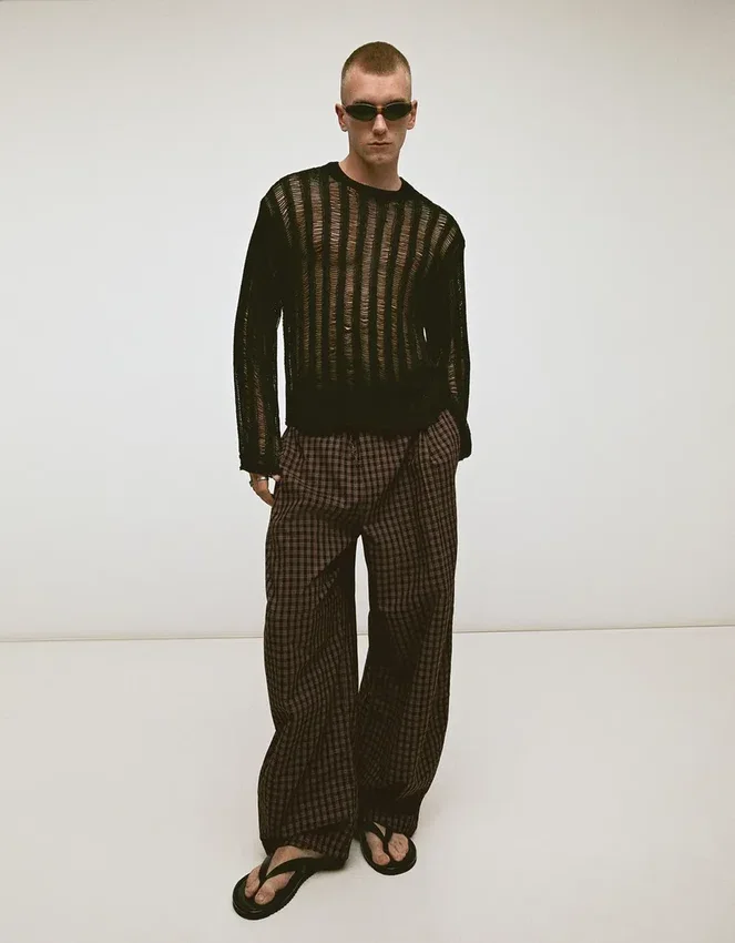 Checked Jogger Trousers Checked Jogger Trousers