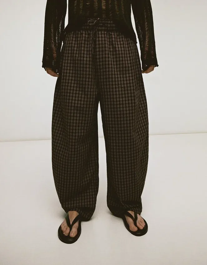 Checked Jogger Trousers Checked Jogger Trousers