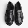 Chunky Sole Loafer with Buckle – Smart Shoes