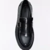 Chunky Sole Loafer with Buckle – Smart Shoes