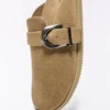 Clog with Buckle Detail