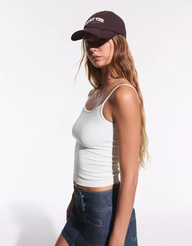 Contrast Striped Strappy Top Contrast Striped Strappy Top