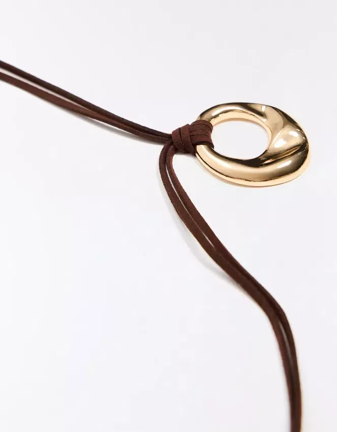 Cord Necklace with Pendant – Jewelry Cord Necklace with Pendant – Jewelry