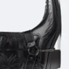 Cowboy Boot with Chain Detail – Ankle Boots – Men Cowboy Boot with Chain Detail – Ankle Boots – Men