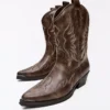 Cowboy Boot with Toe Detail Cowboy Boot with Toe Detail