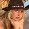 Cowboy Hat with Shell Detail