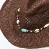 Cowboy Hat with Shell Detail Cowboy Hat with Shell Detail