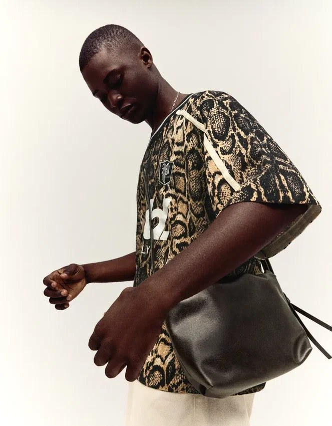 Crinkled Effect Crossbody Bag – Accessories – Men Crinkled Effect Crossbody Bag – Accessories – Men