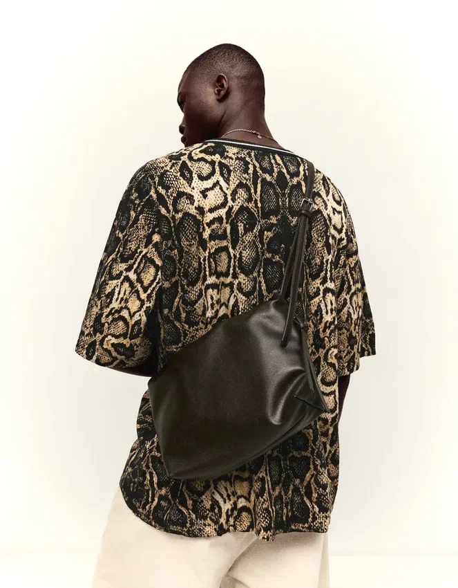 Crinkled Effect Crossbody Bag – Accessories – Men Crinkled Effect Crossbody Bag – Accessories – Men