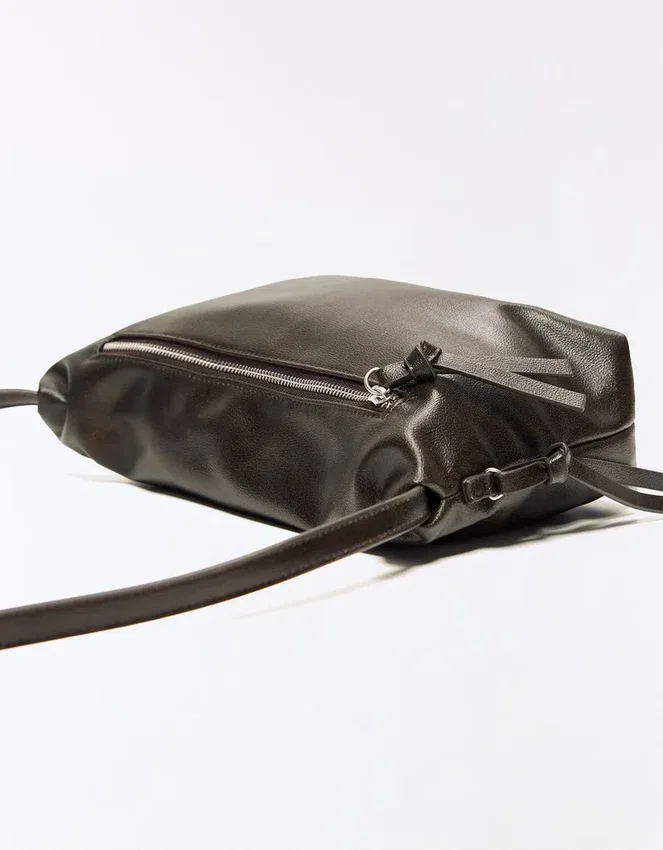 Crinkled Effect Crossbody Bag – Accessories – Men Crinkled Effect Crossbody Bag – Accessories – Men