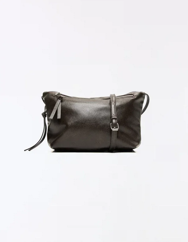 Crinkled Effect Crossbody Bag – Accessories – Men Crinkled Effect Crossbody Bag – Accessories – Men