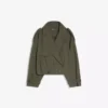 Cropped Balloon-Effect Trench Coat – Jackets and Trench
