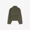 Cropped Balloon-Effect Trench Coat – Jackets and Trench