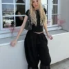 Cropped Drop Crotch Lace Pants – #Bershkastyle – Women Cropped Drop Crotch Lace Pants – #Bershkastyle – Women