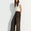 Darted Trousers with Scarf – Pants Darted Trousers with Scarf – Pants