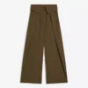 Darted Trousers with Turn-Up Waist Darted Trousers with Turn-Up Waist