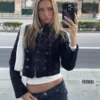 Denim Jacket with Front Buttons – #Bershkastyle – Women Denim Jacket with Front Buttons – #Bershkastyle – Women