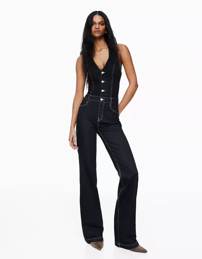 Denim Jumpsuit – Dresses and Jumpsuits Denim Jumpsuit – Dresses and Jumpsuits