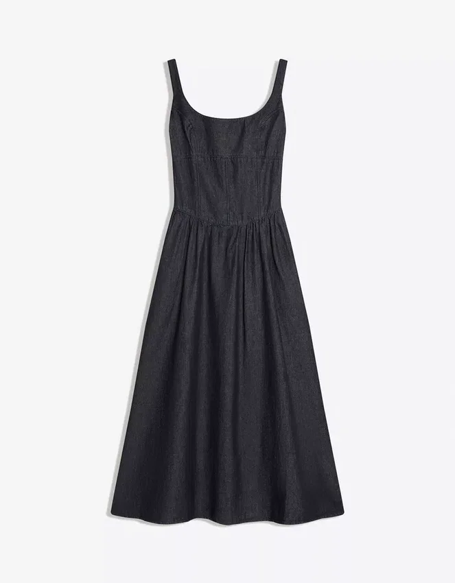 Denim Midi Dress Denim Midi Dress