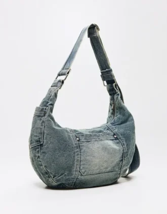 Denim Shoulder Bag – Accessories – Men