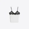 Dotted Mesh Lace Top