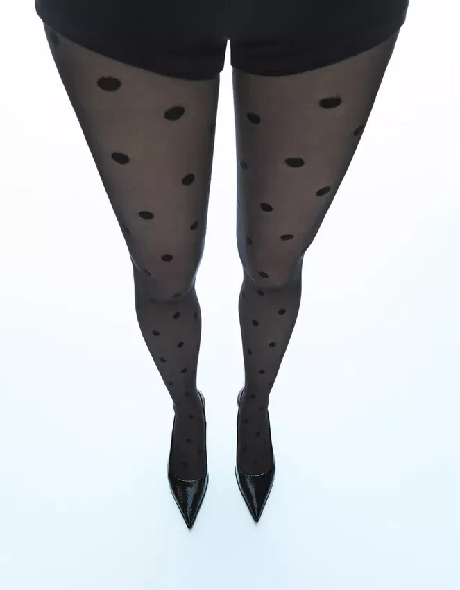 Dotted Mesh Tights – Accessories Dotted Mesh Tights – Accessories