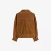 Double-Breasted Leather Suede Jacket – Jackets and Trench