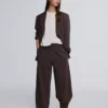 Double-Breasted Striped Blazer – Jackets and Trench Double-Breasted Striped Blazer – Jackets and Trench