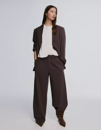 Double-Breasted Striped Blazer – Jackets and Trench Double-Breasted Striped Blazer – Jackets and Trench