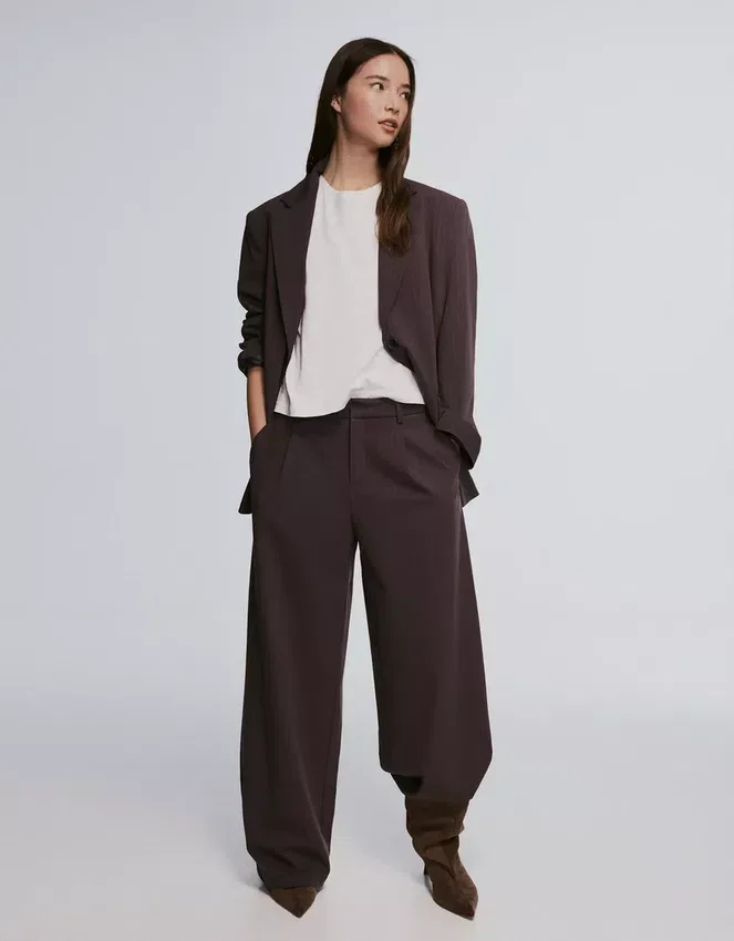 Double-Breasted Striped Blazer – Jackets and Trench Double-Breasted Striped Blazer – Jackets and Trench