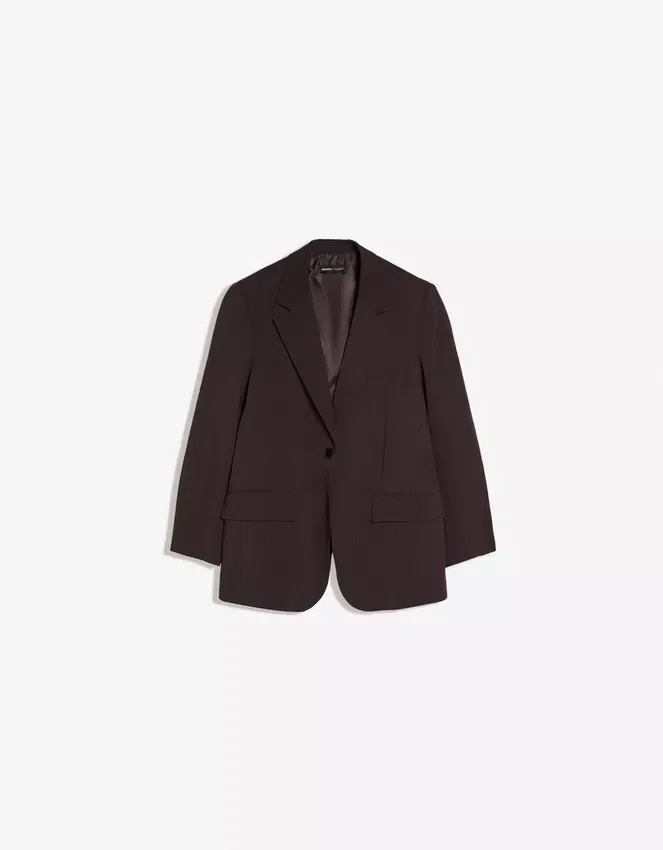 Double-Breasted Striped Blazer – Jackets and Trench Double-Breasted Striped Blazer – Jackets and Trench