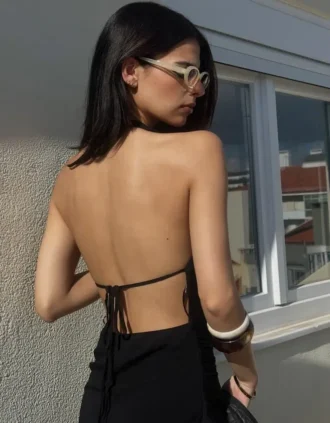 Draped Mini Dress